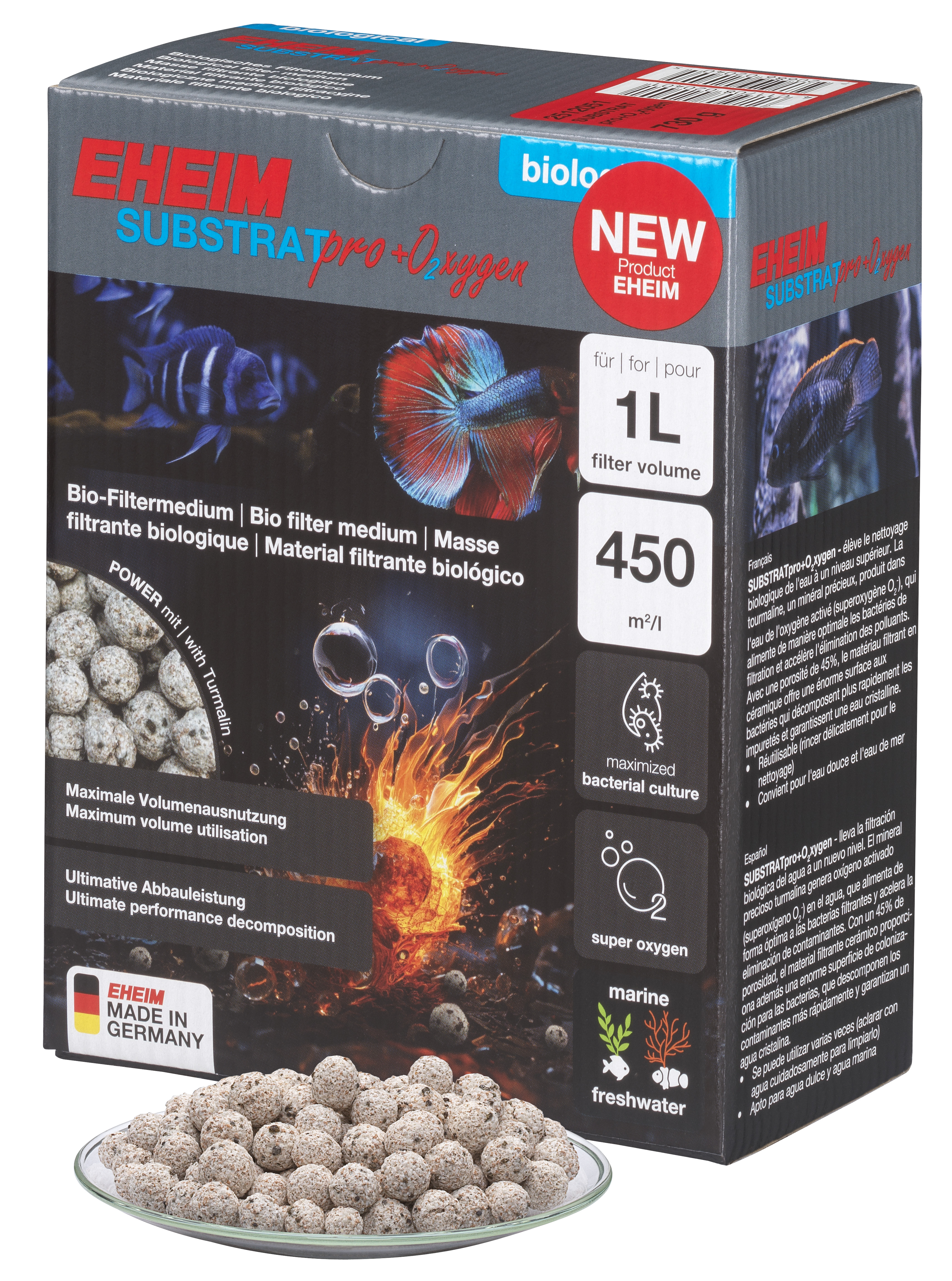 EHEIM SUBSTRATpro+ O2xygen 730g (1l)