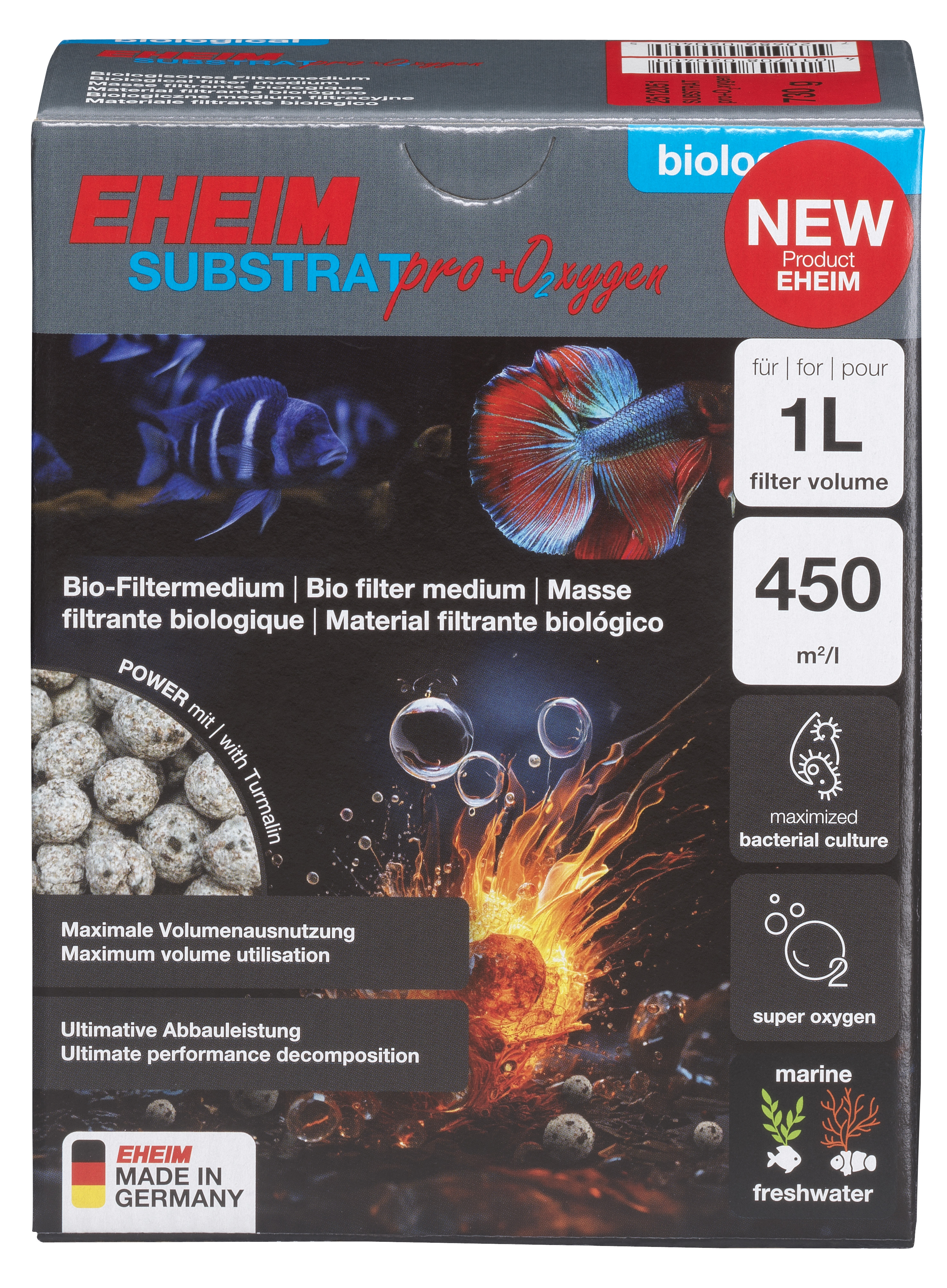 EHEIM SUBSTRATpro+ O2xygen 730g (1l)