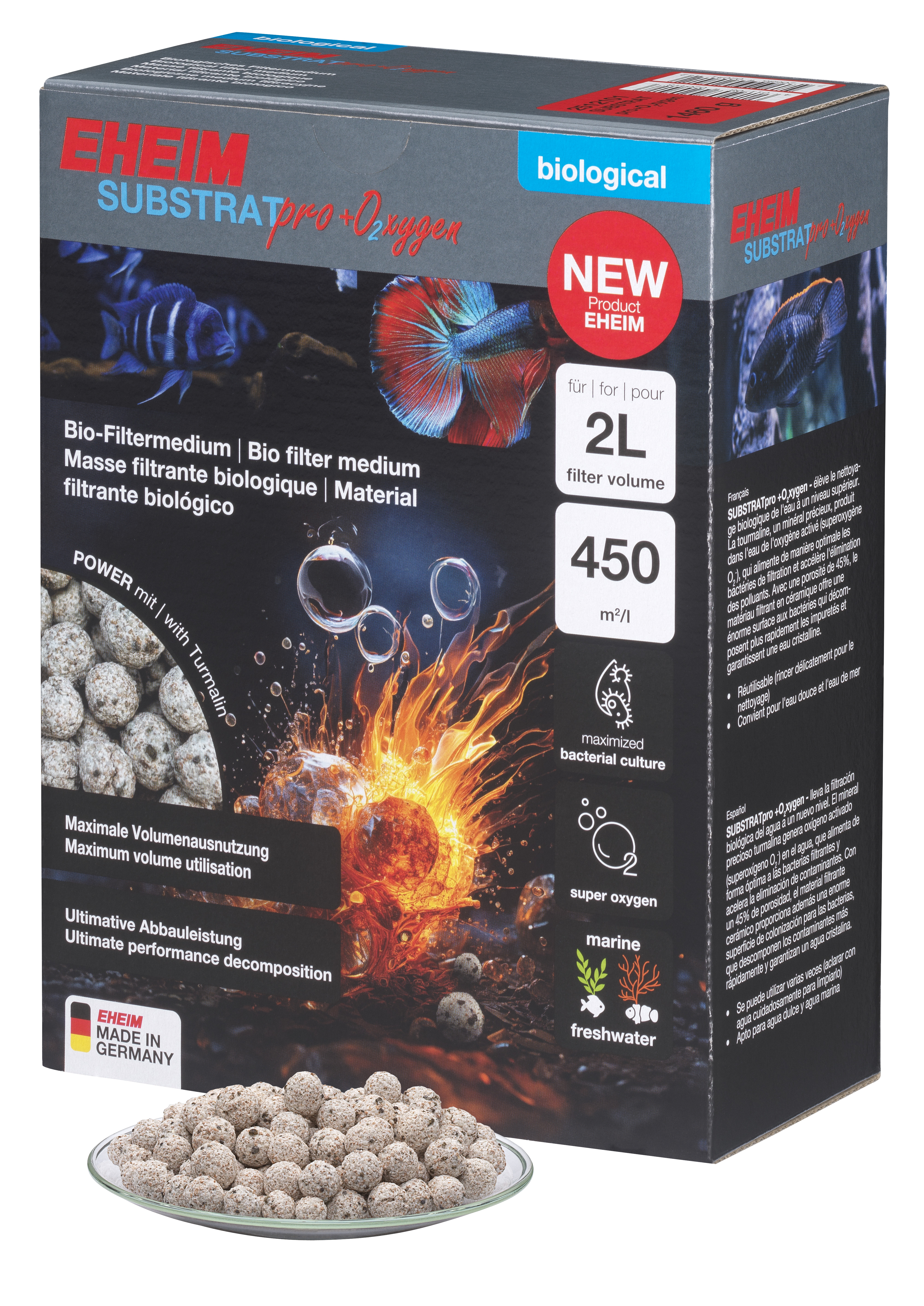 EHEIM SUBSTRATpro+O2xygen 1460g (2l)